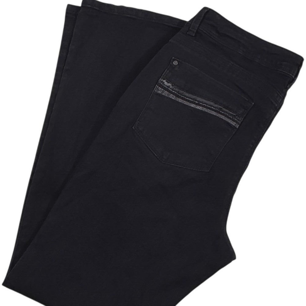 Lee Perfect Fit Secret Shaper Straight Leg Jeans Black Womens‎ 14 Medium